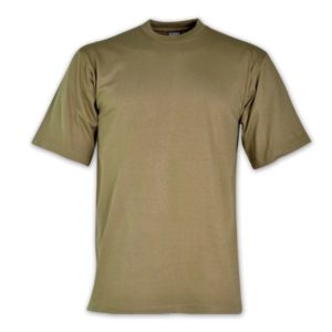 170g Combed Cotton T-shirt Khaki