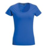 Ladies Fashion Fit T-Shirt Electric Blue