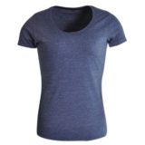 Ladies Fashion Fit T-Shirt Navy Melange