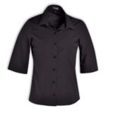 Ladies Woven Shirt Black