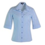 Ladies Woven Shirt Sky