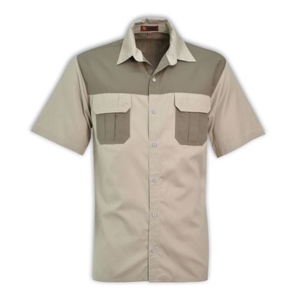 khaki safari shirt