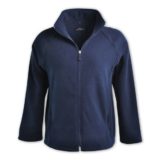 Ladies Classic Polar Fleece Jacket Navy