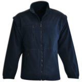 Zip Off Sleeve Polar Fleece Navy