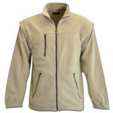 Zip Off Sleeve Polar Fleece Stone