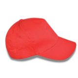 Classic Five Panel Polyester Cap red