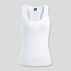 Ladies Racerback Top White