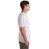 Combed Cotton V-neck T-shirt Side