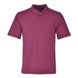 Classic Pique Knit Polo Maroon