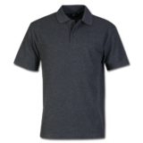 Classic Pique Knit Polo Graphic Melange