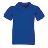 Youth Pique Knit Polo Royal