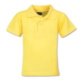 Youth Pique Knit Polo Yellow
