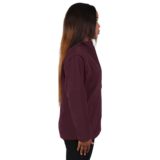 Ladies Zip Off Sleeve Fleece Side