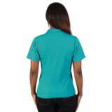 Ladies Pique Knit Polo Back