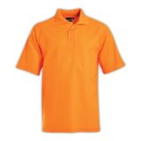 Classic Pique Knit Polo Orange