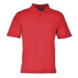 Classic Pique Knit Polo Red