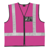 Safety Vest Highway Waistcoat Pink