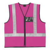 Safety Vest Highway Waistcoat Pink