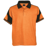 Kiddies Vector Golfer orange-black