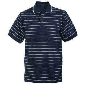 Lacoste Stripe Golfer navy-white