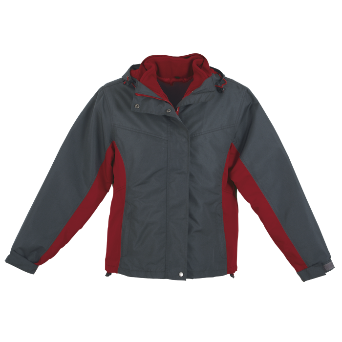 Ladies 3-in-1 Jacket Slate Red