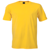 Barron 145g Crew Neck T-shirt Yellow