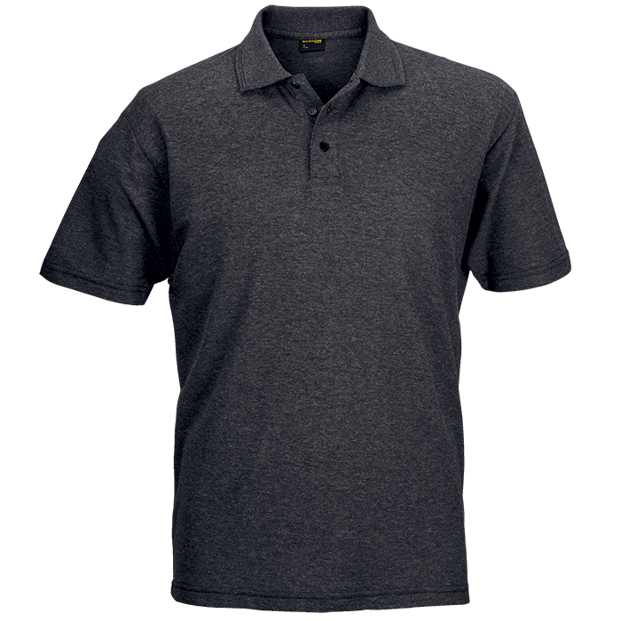 Barron Golf Shirt LAS-175B charcoal heather