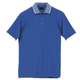 Mens Jacquard Collar Golfer royal