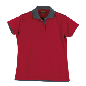 Ladies Leisure Golfer red-charcoal