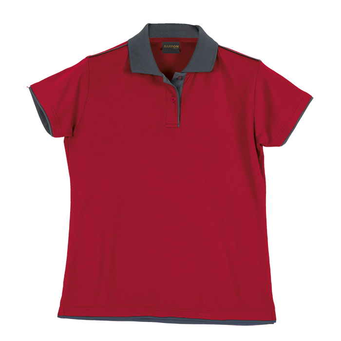 Ladies Leisure Golfer red-charcoal