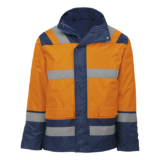 Blaze 4-in-1 Jacket safety orange-navy