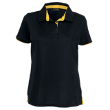 Ladies Baxter Golfer black-yellow