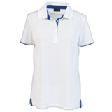 Ladies Baxter Golfer white-royal