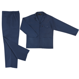 Barron Supreme Poly Cotton Cont Suit navy
