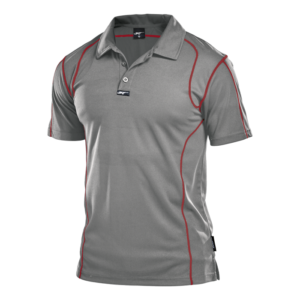 BRT Speedster Golf Shirt grey-red