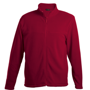 Mens Hybrid Fleece Jacket Red