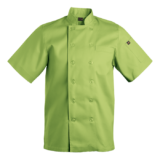 Mens Savona Short Sleeve Chef Jacket lime