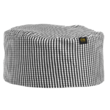 Barron Chef Beanie Black & White Check