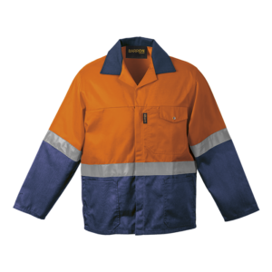 Premier Conti Jacket With Reflective safety orange-navy