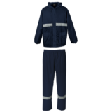 Contract Reflective Rain Suit navy