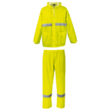 Contract Reflective Rain Suit safety yellow