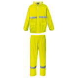 Contract Reflective Rain Suit safety yellow