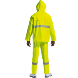 Contract Reflective Rain Suit back