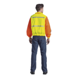Contract Long Sleeve Reflective Vest back
