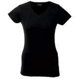 Ladies Slim Fit T-shirt Black