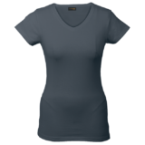 Ladies Slim Fit T-shirt Grey