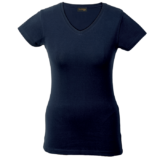 Ladies Slim Fit T-shirt Navy