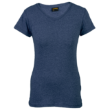 Ladies Slim Fit T-shirt Navy Melange