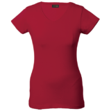 Ladies Slim Fit T-shirt Red