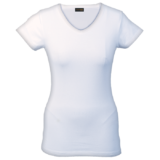 Ladies Slim Fit T-shirt White
